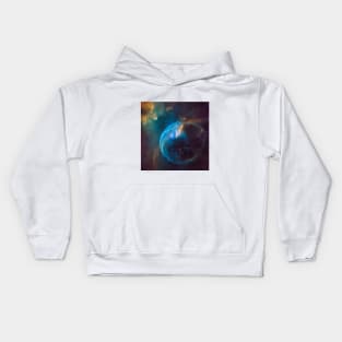 SCENERY 53 - Star Nebula Cosmo Outer Space Milky Way Galaxy Kids Hoodie